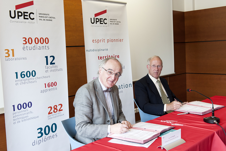 L’UPEC et le Pôle Allongement de la Vie Charles Foix signent une convention de partenariat