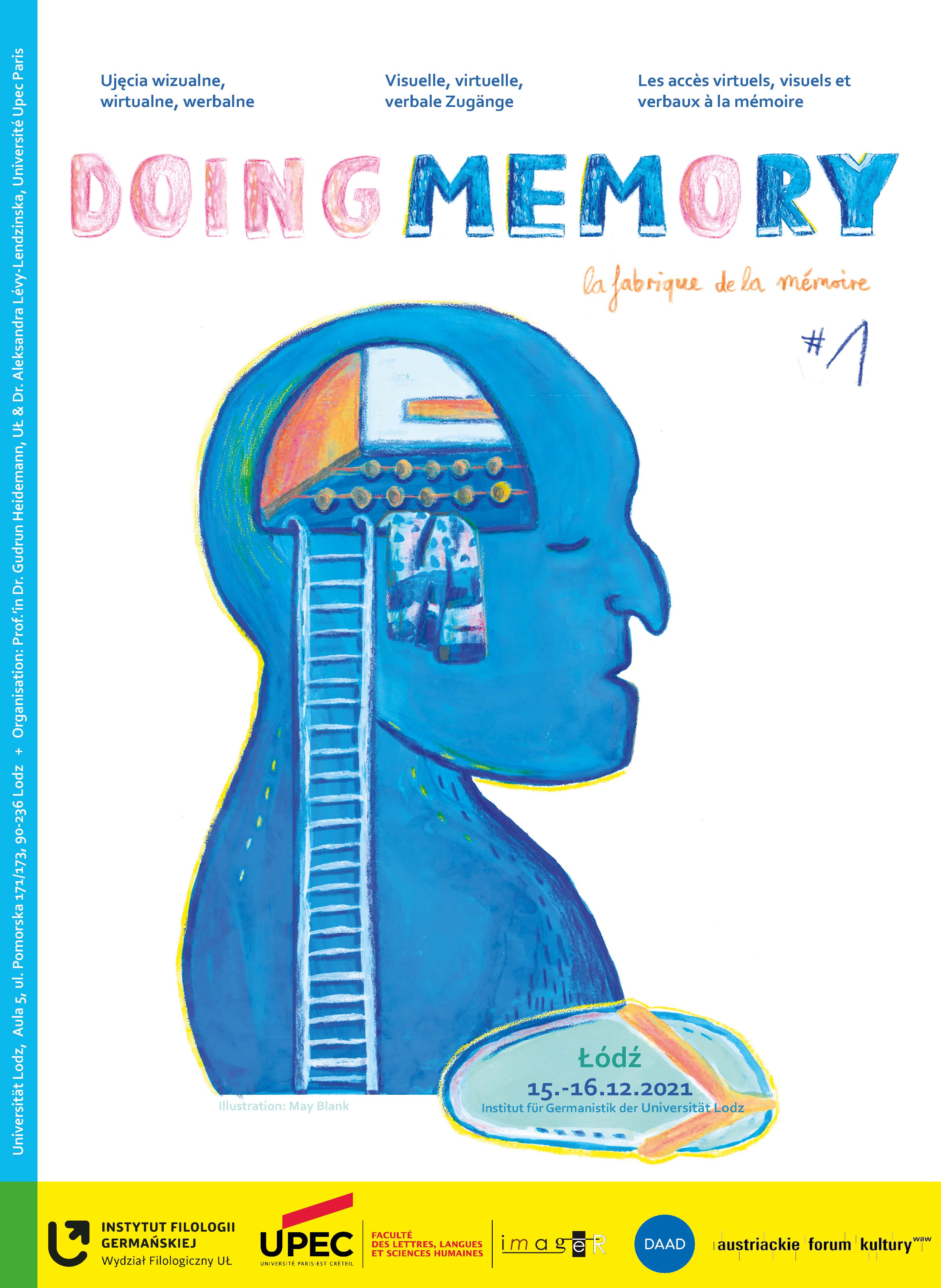 Affiche colloque international "Doing memory I"