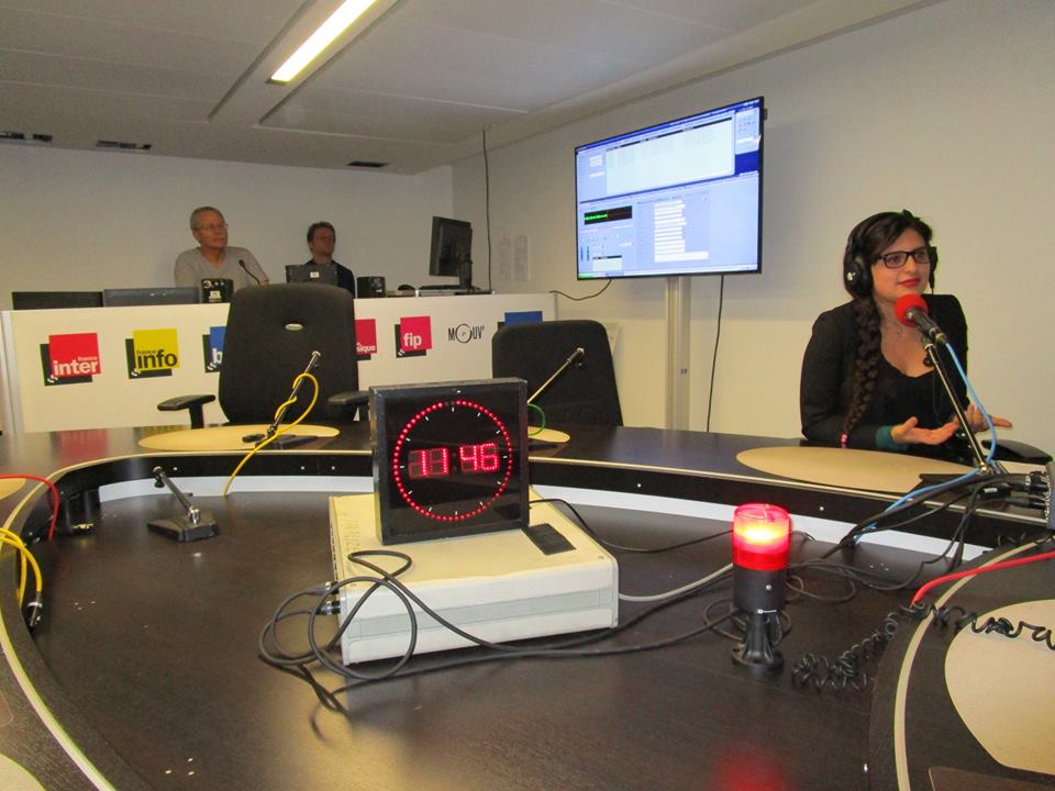 Atelier média des étudiant-e-s du Delcife à la Maison de la Radio