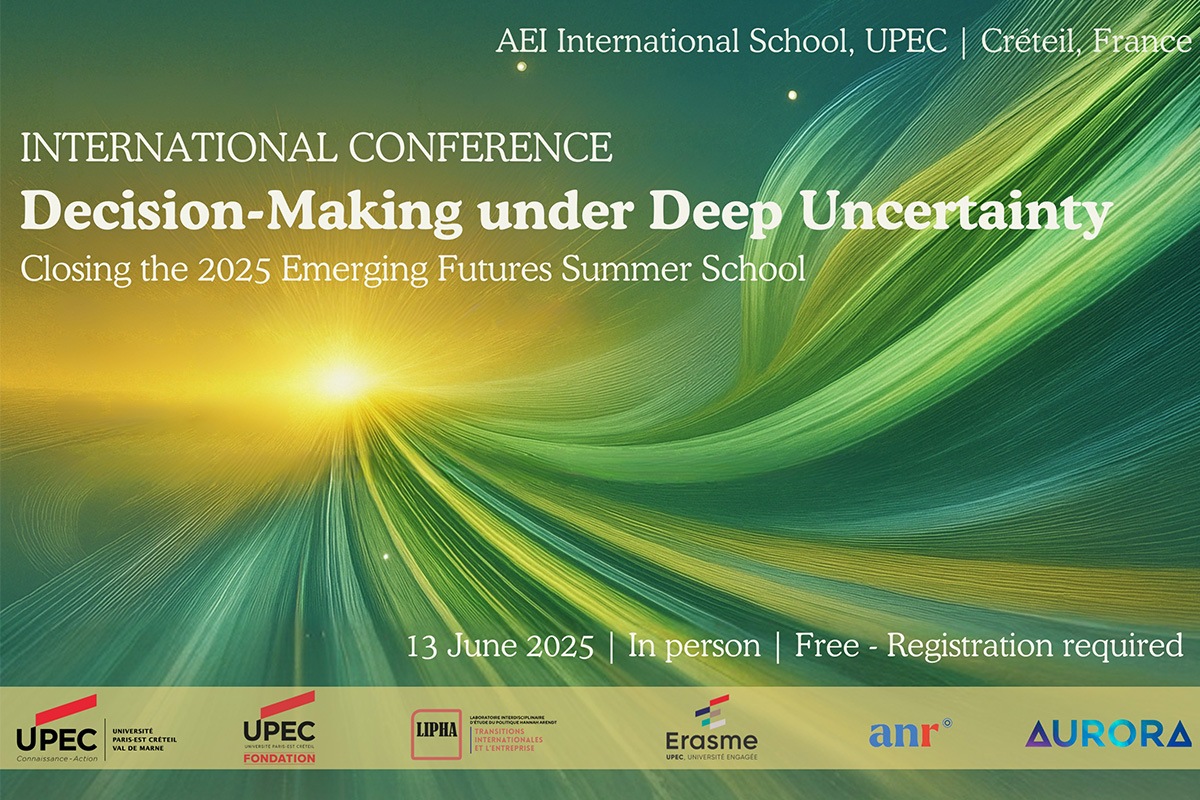 INTERNATIONAL CONFERENCE Decision-Making under Deep Uncertainty