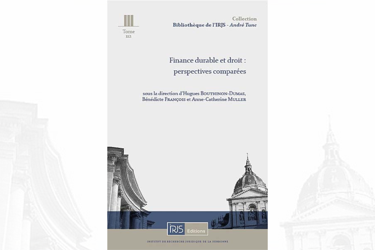 Finance durable et droit : perspectives comparées