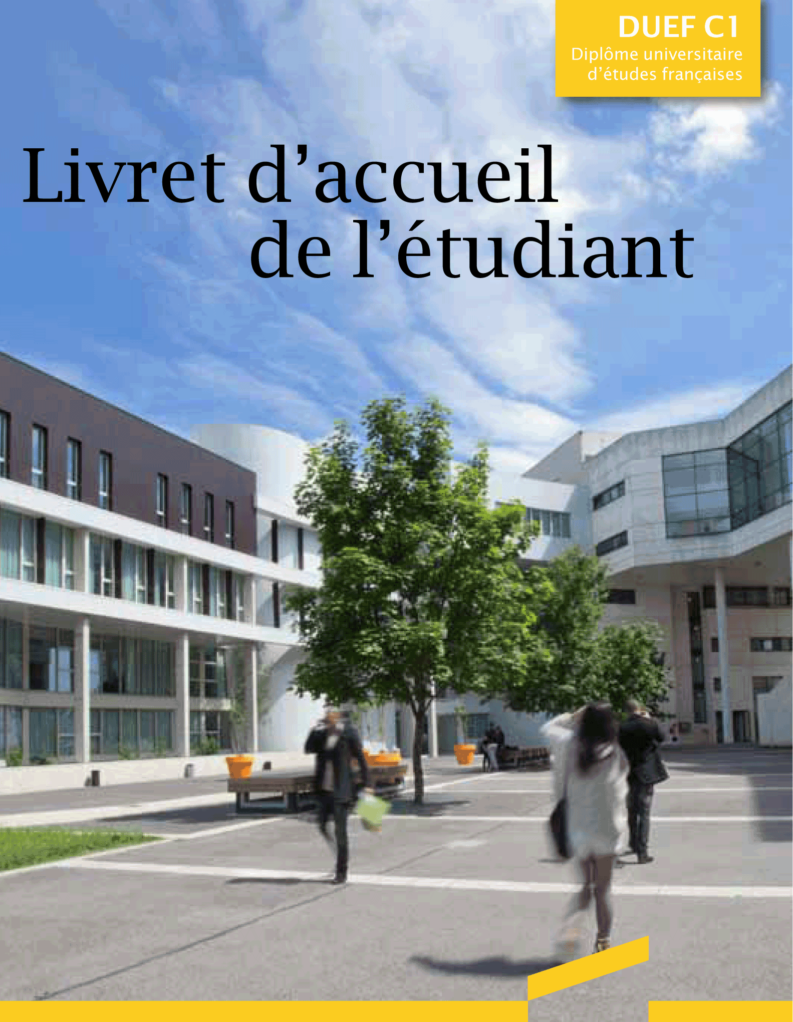 Livret d'accueil étudiant DUEF C1