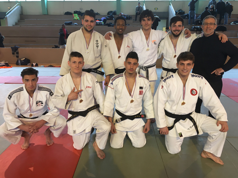 Judo : l'équipe masculine qualifiée pour les championnats de France