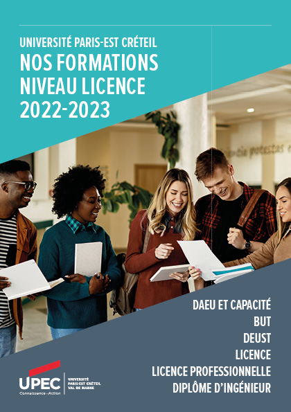 Couverture de la brochure niveau licence 2022-23