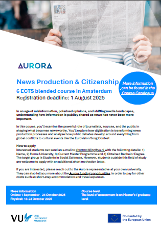 VUA_news production citizenship UPEC